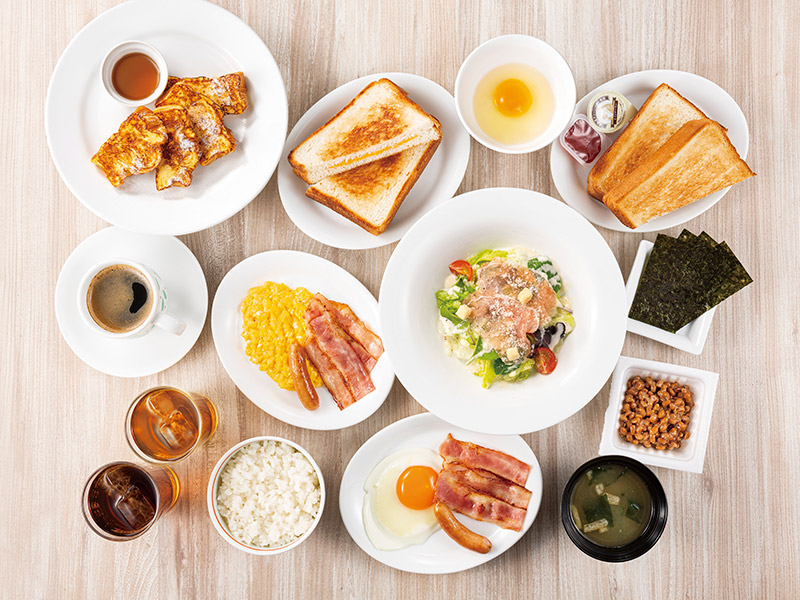 선택할 수 있는 조식 세트